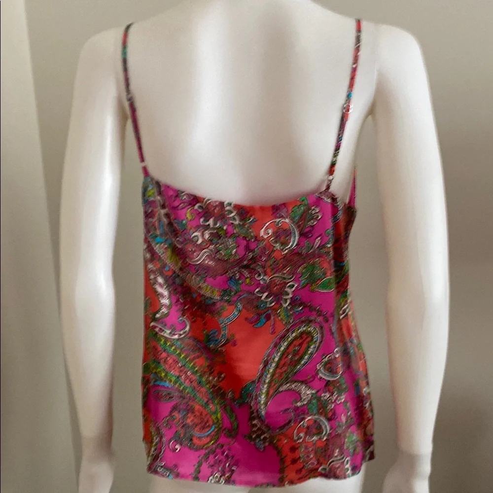 L’Agence Jane Paisley Silk Top - Picture 3 of 7